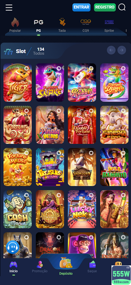 Prêmios Jogos 555w.com